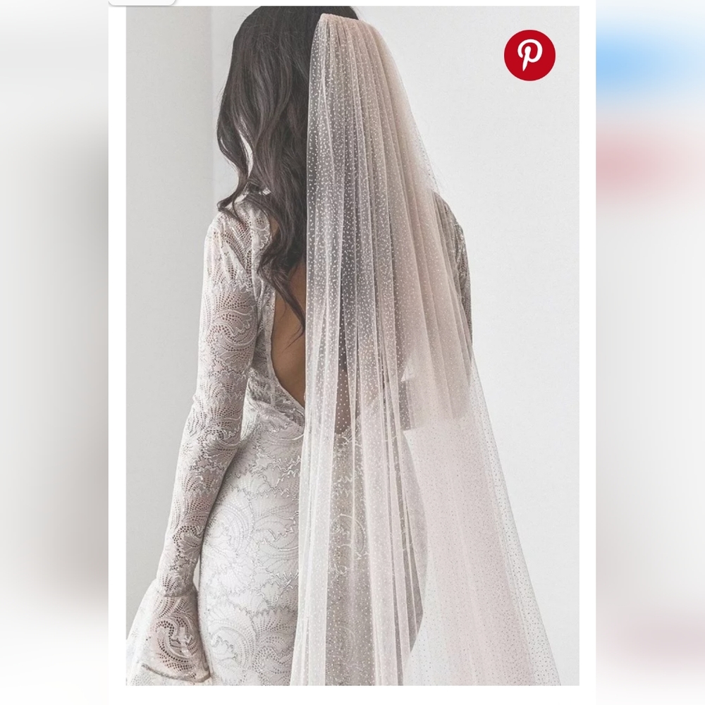 Grace Loves Lace Shimmy Veil in ***Champange***